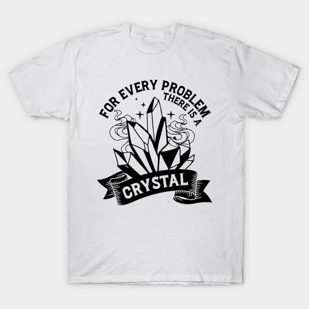 Energy Medicine Healing Positive Energy Crystals T-Shirt by Tom´s TeeStore